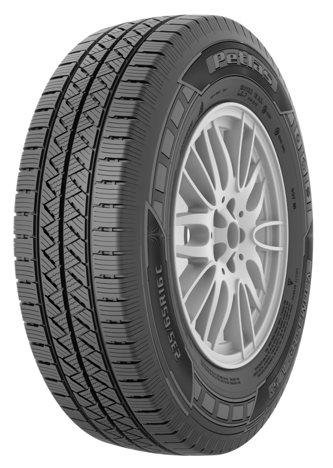 Petlas 225/65 R16 C 112/110R 8Pr Vanmaster + A/S 4 Mevsim Ticari Lastiği (2024)